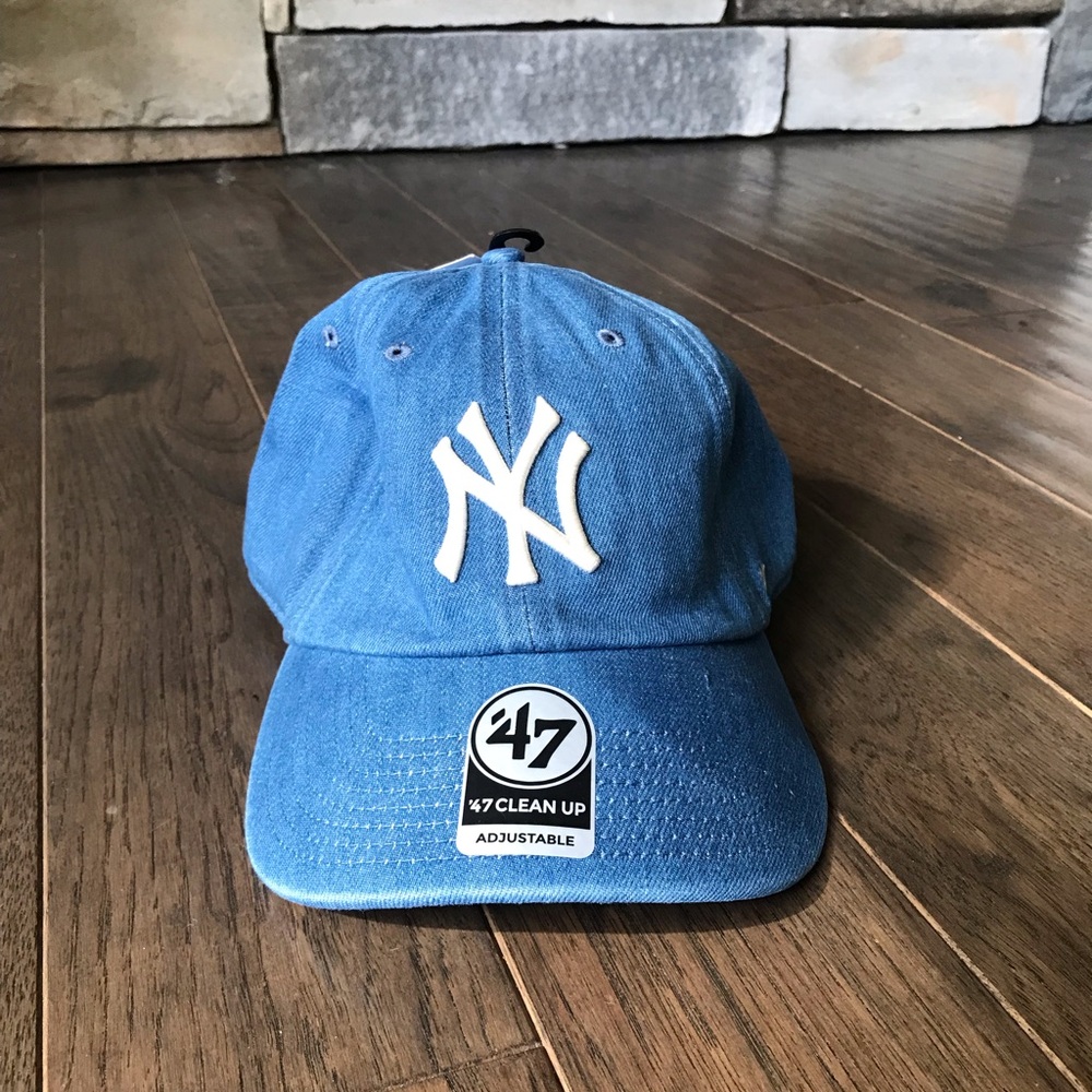 '47 Brand New York Yankees Denim Baseball Hat, American Eagle Exclusive, NWT